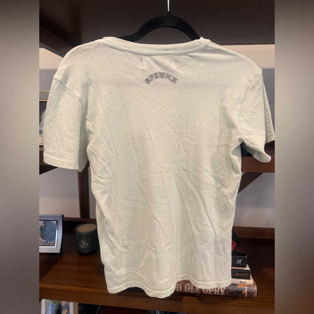 NWT SPRWMN Logo Baby Tee - Light Green - Picture 1 of 6